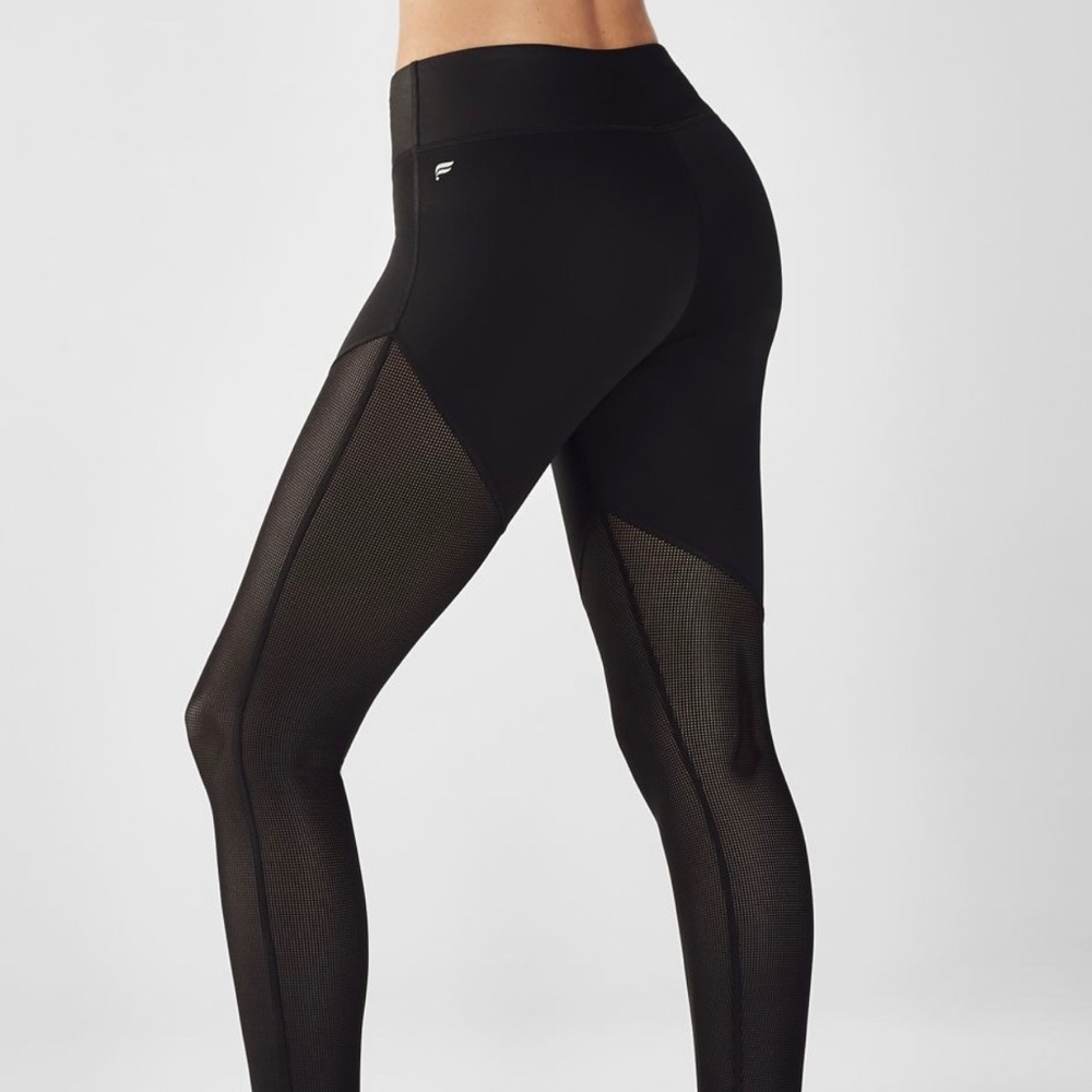 Fabletics Black Mesh Leggings